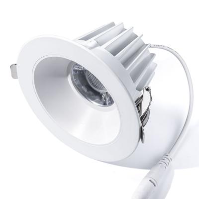 China Modern commercial anti-glare led downlight 4 inch 3000k 4000k 5000k selectable round deep anti-glare recessed downlight for sale