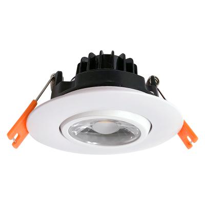 China Modern 3 inch 7w gimbal rotary downlight for commercial lighting for sale