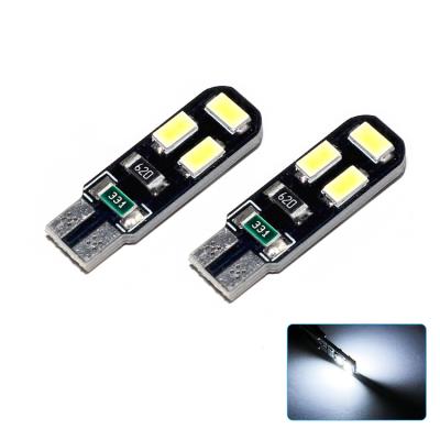 China Dish light factory directly sell led canbus t10 4014 6smd auto car LED error free light for sale