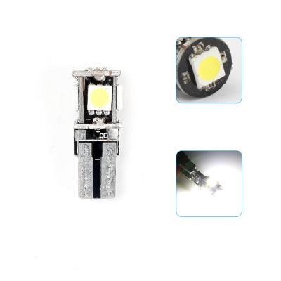 China Width T10 Led Light Canbus Led Bulbs T10 W5w 194 168 5050 5smd 12v For Car for sale