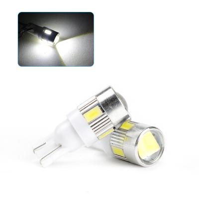 China Car Light T10 5630 6smd w5w 194 Auto Bulb High Brightness LED Auto Bulb Led Car Interior Reading Light for sale