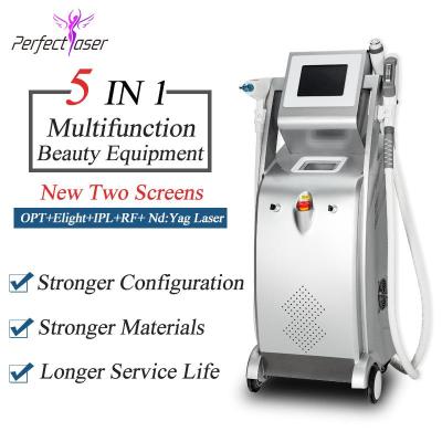 China Best Selling Anti-Hair Removal 3 in 1 OPT IPL RF ND Yag Laser Hair Removal IPL Permanent Beauty Machine for sale