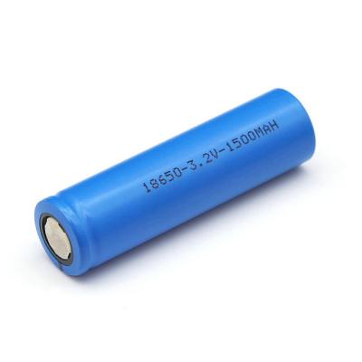 China Blauwe 18650 Lifepo4-Cellen, de Cel van 1500mAh 3,2 V Lifepo4 voor Instrumenten en Apparatusm Te koop