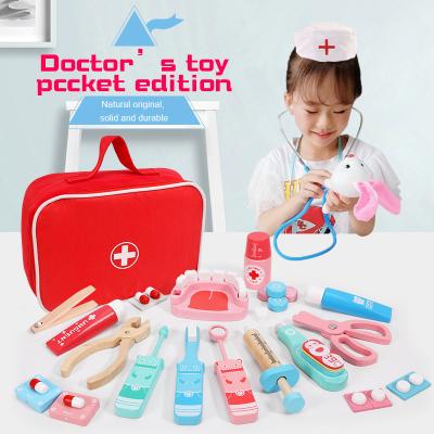 China Hot sale baby wooden montessori wooden doctor and dentist wooden toys other educational toys for sale