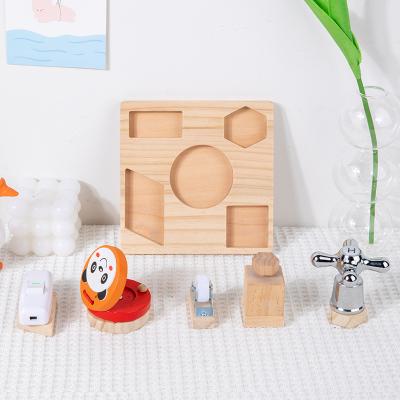 China Custom China Pine Board Montessori Wooden Busy Wooden Toys Children Early Education Toys for sale