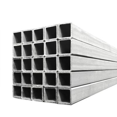 China International Certification ASTM 50*50 25*30 mm Hollow Galvanized Seamless Square and Rectangular Pipe for sale