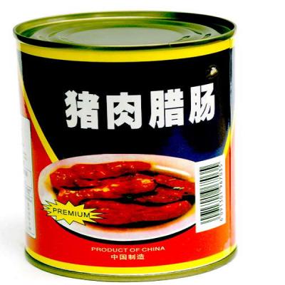 China Preservatives canned pork sausage for sale