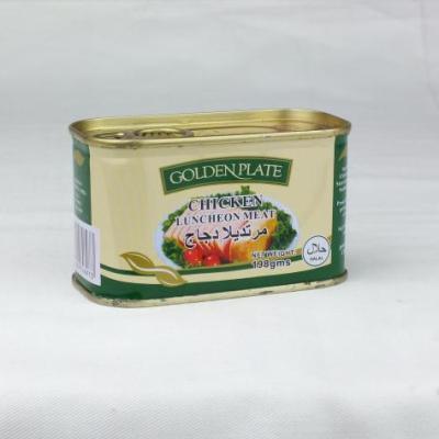 China 198g Preservatives Canned Chicken Lunch for sale