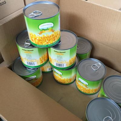 China Canned Made In China Canned Corn Kernels In Brine 184G, 340G, 400G, 2500G, 2840G for sale