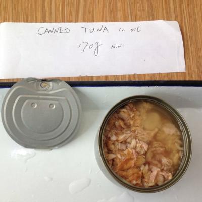 China High Quality Tinned Oil Canned 170gx48tin (70% 30% Tuna Chunks In Chunks Mixed Flakes) for sale