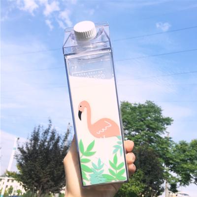 China Household Products 500ml Food Grade Milk Carton Water Bottle Plastic Water Bottles With Custom Design Logo for sale