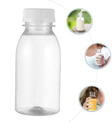 China food & Beverage Packaging Juice Bottles Reusable Milk Bottles Plastic Juice Bottles Smoothie Cups Container for Milk Coffee Tea 250ML for sale