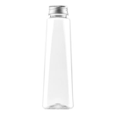 China Clear Single Shape 300ml 350ml 450ml BPA Free Empty Cold Brew Plastic Coffee Bottles For Tea Or Fruits And Water for sale