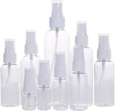 China Empty BEAUTY PACKAGING 30ml 60ml 100ml 200ml 300ml 500ml Clear Travel Spray Bottles For Liquids Plastic Fine Mist Spray Bottles for sale