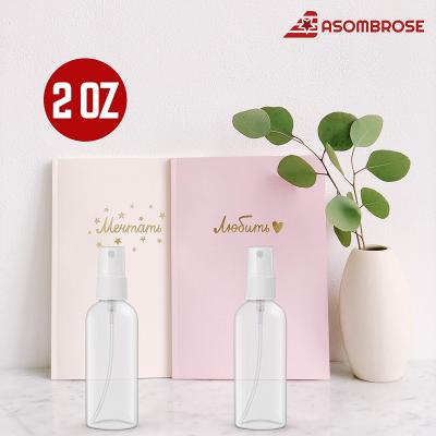 China BEAUTY PACKAGING Mini Travel Bottles Travel Size Clear Refillable And Reusable Portable Plastic Fine Mist Spray Bottle for sale