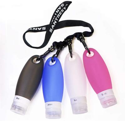 China Portable Personal Care Wash White Card Small Sanitizer Bottle And Connection The Bottle Outside Plastic Squeeze Tube for sale