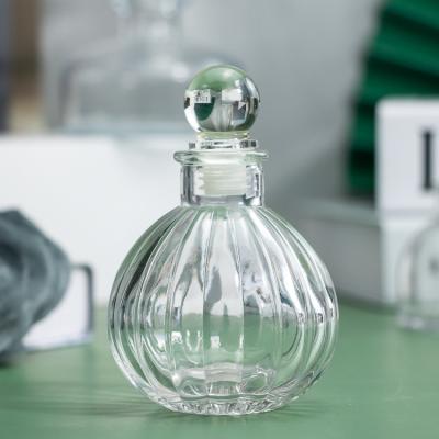 China Factory Direct Sale Empty Reed Diffuser Glass Bottle 100ml Cosmetic Refill for sale