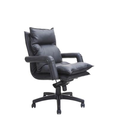 China Office Adjustable Luxury Comfortable Modern Leather Chair Genuine Leather Chair (Height) for sale