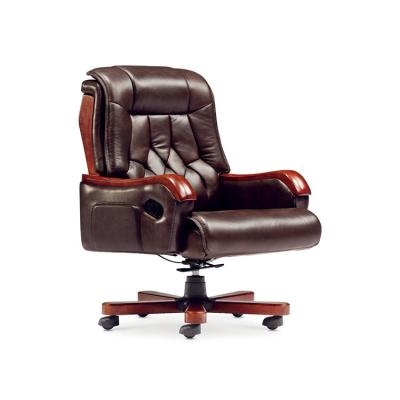 China Other Customized Classic Luxury Hot Selling Office Boss Leather Backrest Office Ergonomic Chair for sale