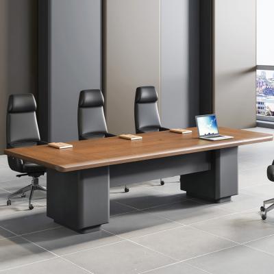 China Meeting Table Extendable High End Conference Furniture Wooden Office Desk for sale