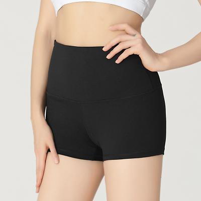 China Wholesale High Waisted Spandex Workout Bottom Anti-wrinkle Fitness Biker Shorts Women Cycling Shorts for sale