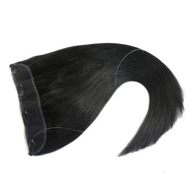 China Silky Straight Wave Hair Cabello Hair Extensions Halo Extensions Brazilian Natural Unprocessed Human Hair for sale