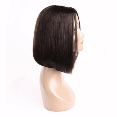 China Hot silky straight wave beauty pixie cut short natural fashion remy hair full lace wig for sale