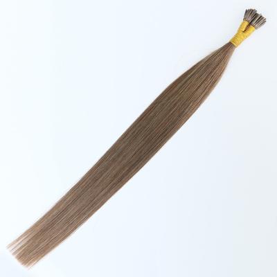 China Remy Brazilian Hair High Quality Silky Straight Super Grade Pre Bonded Remy Hair Extensions I Tip Honey Blonde Hair 1 Grams Fail OEM Service for sale