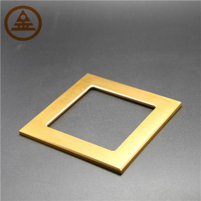 China Proceso superficial de anodización modificado para requisitos particulares de la protuberancia de la invitación del perfil de aluminio del CNC en venta