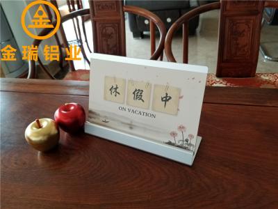 China Calendário de mesa de alumínio, suporte de exposição de alumínio personalizado à venda