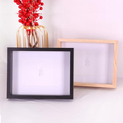 China New Arrival 3d Picture Durable Wooden Photo Frames Box For Dry Rose Flowers for sale