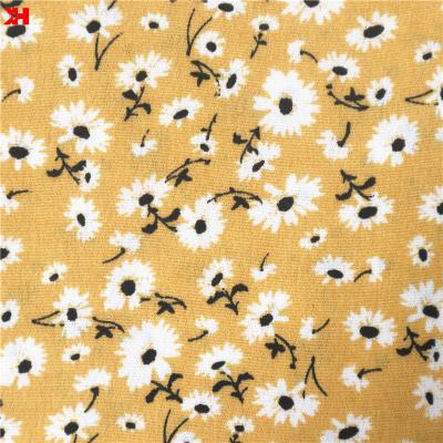 China Kahn Rayon Fabrics 100%Viscose Floral Print Plain Sustainable Fabric For Pajamas Dress Apparel Material for sale