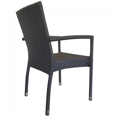 China PE Balcony Outdoor Rattan Furniture Outdoor Apartment Time Furniture Dining Chair for sale