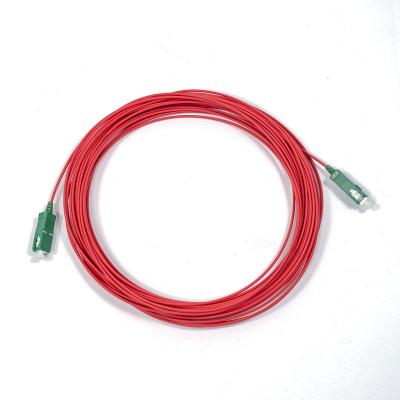 China Abalone Factory Outlet Price Single Mode G652D SC APC Indoor Fiber Optic Pigtail Patch Cord for sale