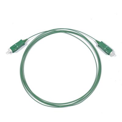 China Abalone FTTH Indoor Duplex Mode 2.0mm Single Mode SC APC LC UPC Fiber Optic Patch Cord for sale