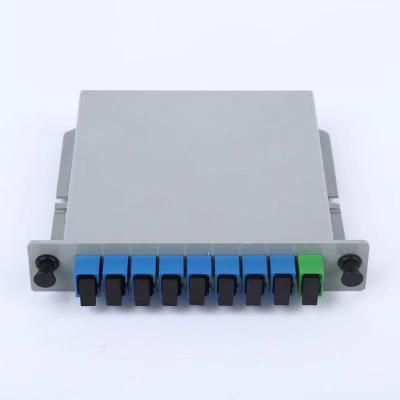 China Low Insertion Loss LGX Splitter Box PLC Splitter Cassette , 1*8 Fiber Optic PLC Splitter Factory Price Good Quality for sale