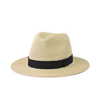 China Ladies 2022 High Quality Classic Wide Brim New Arrival Character Straw Hats For Summer for sale