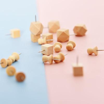 China Factory Direct Sales Durable Wooden Push Pins Wholesale Durable Thumb Spikes for sale