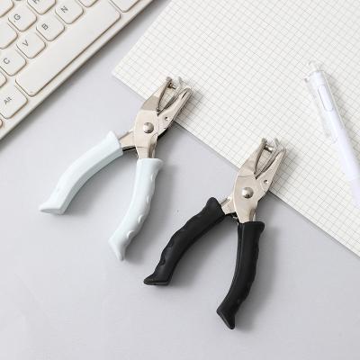 China Hole Making Durable Hot Sale Single Hole Puncher Slot For Plastic Card Blank Paper Hole Puncher Black Color Handle Feature Packaging Hand E for sale