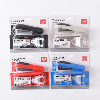 China Factory Direct Sales 8003-3 Metal 4 Color Convenient Metal Stapler Multifunctional Factory Labor Lightening Type for sale