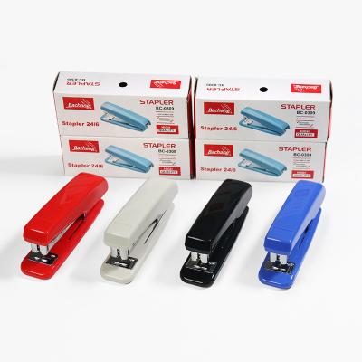 China Medium standard multifunctional stapler labor-saving office convenient stapler stapling machine student stationery for sale