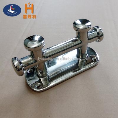 China Marine Accessories Boat Stainless Steel Ctoss Bollard Double for sale