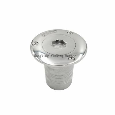 China Marine Deck Filler Cap Gas Fuel Tank Yacht/Boat Mounting Hardware 316 Stainless Steel for sale