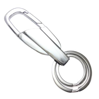 China Souvenir In Stock Wholesale Promotional Zinc Alloy Metal Blank Metal Key Ring Key Chain for sale