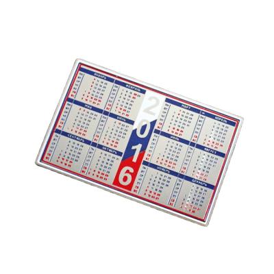 China Europe Stainless Steel VIP Metal Card Custom Brass Calendar Etched Metal Business Card for sale