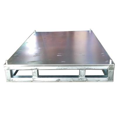 China China Factory Galvanized Steel Pallet for Rubber Storage for sale