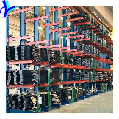 China Warehouse Heavy Duty Steel Industrial Tube Carpet Cantilever Storage Rack for sale