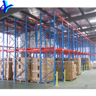 China China Factory Direct Selling 1.5T Per Pallet Warehouse Steel Drive In Rack Drive Through Rack for sale