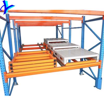 China Liyuan Factory Direct Sell High Quality Warehouse Steel Push Back Pallet Rack System for sale