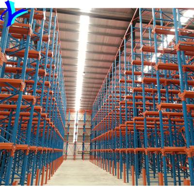 China China Supplier Size Customized Powder Coating Warehouse Storage High Density Drive On Rack for sale